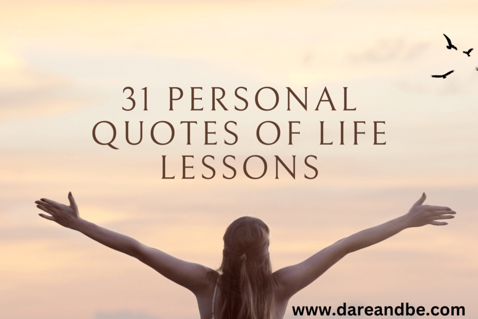 personal quotes of life lessons